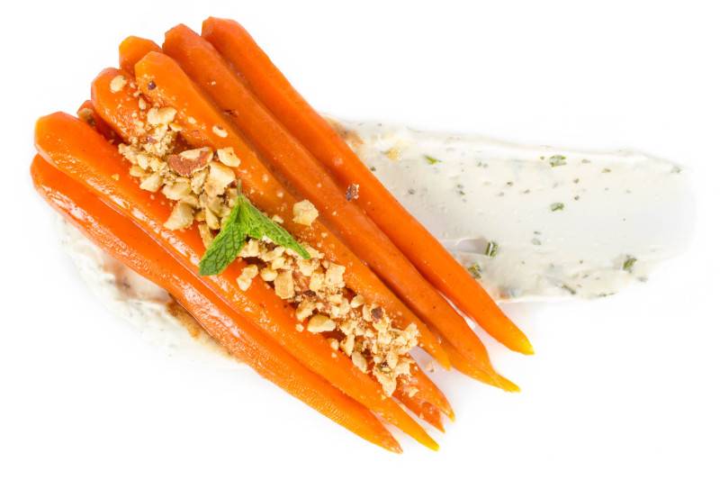 Sous vide carrots