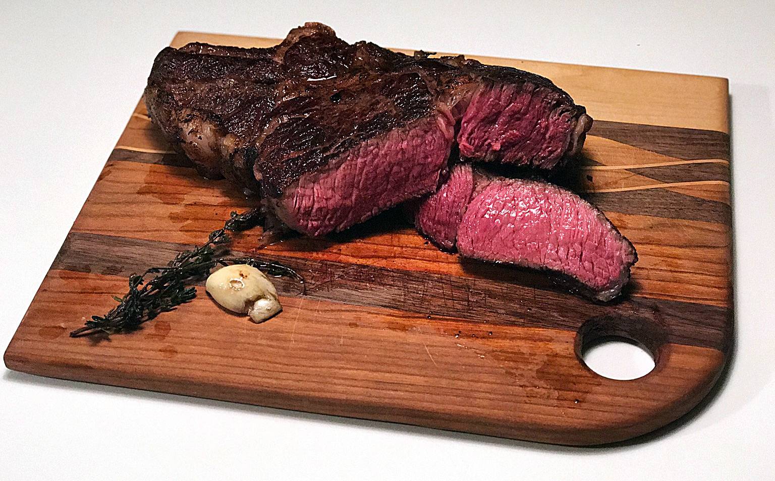 perfectly seared steak
