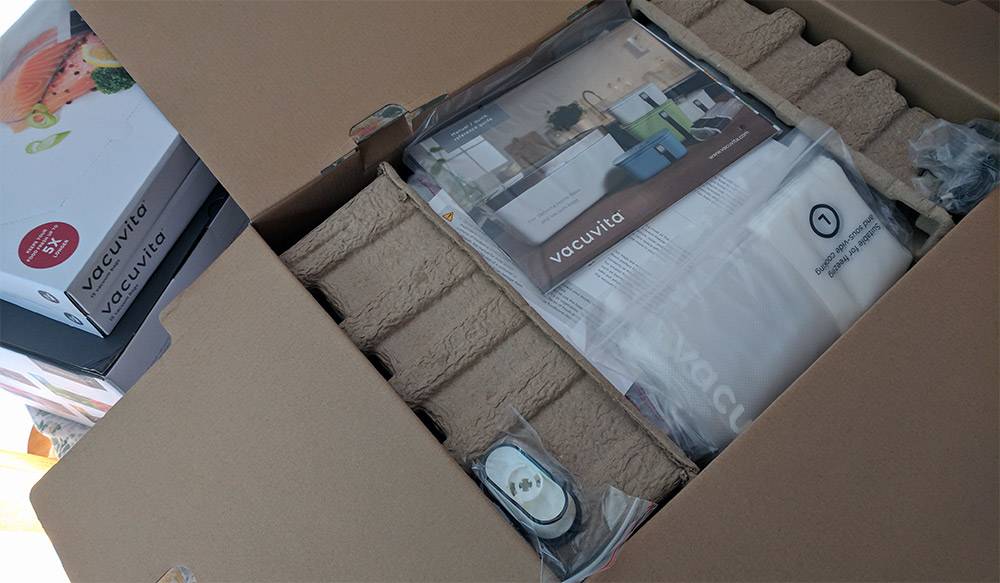 unboxing the Vacuvita system