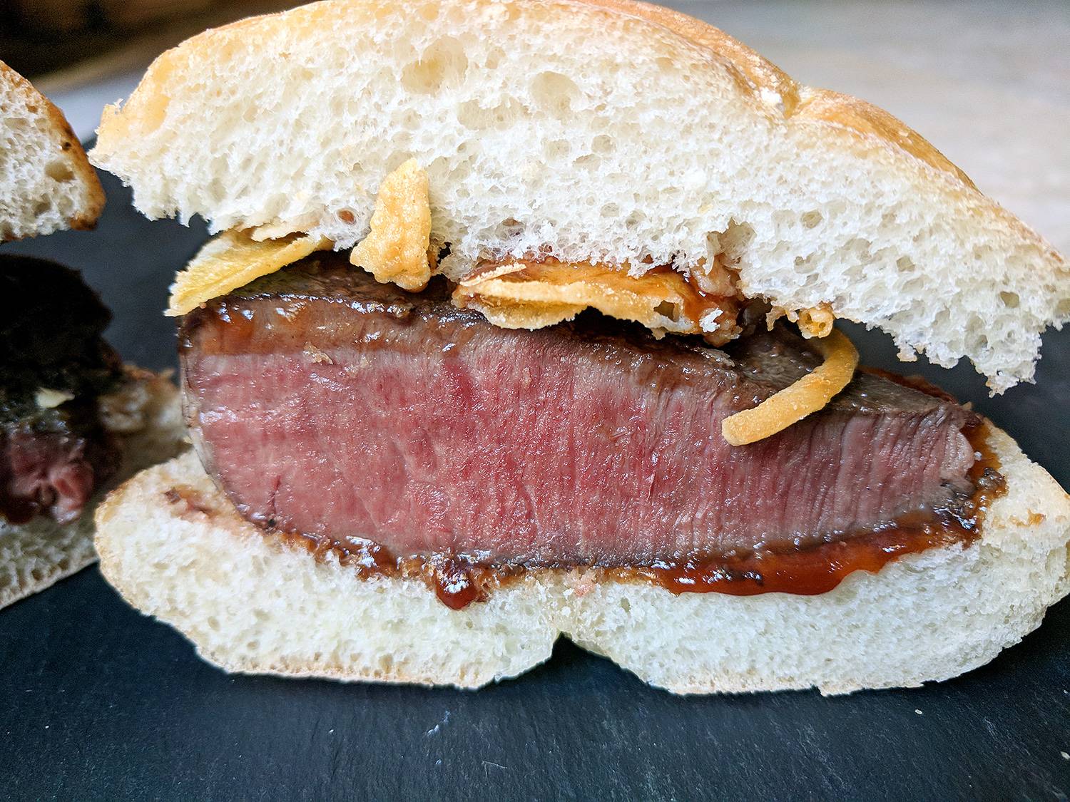 homemade Arby's venison sandwich