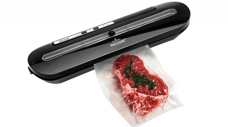 Cheap and lightweight, the WAOWAW Vacuum Sealer is a great on-the budget option for sous vide amateurs.