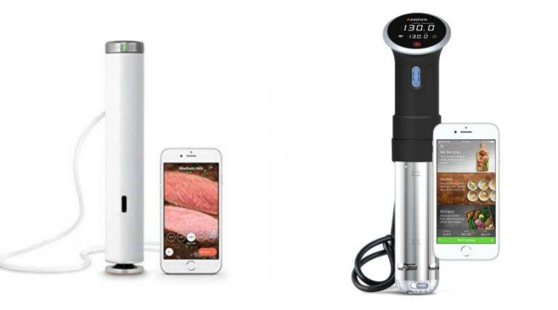 Two of the hottest circulators on the sous vide market right now are the ChefSteps Joule and the Anova Precision Cooker.