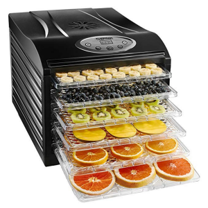 If you want a reliable food dehydrator at an affordable price, the Chefman Food Dehydrator fits the bill. 