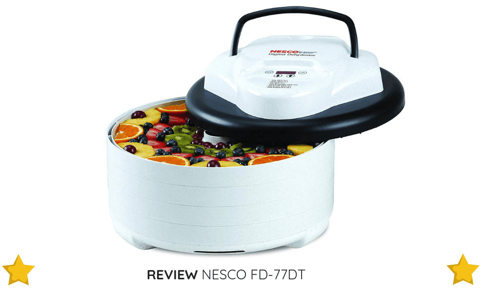 The NESCO FD-77DT is easy to use and can be a great choice for dehydrating pros and newbies alike.