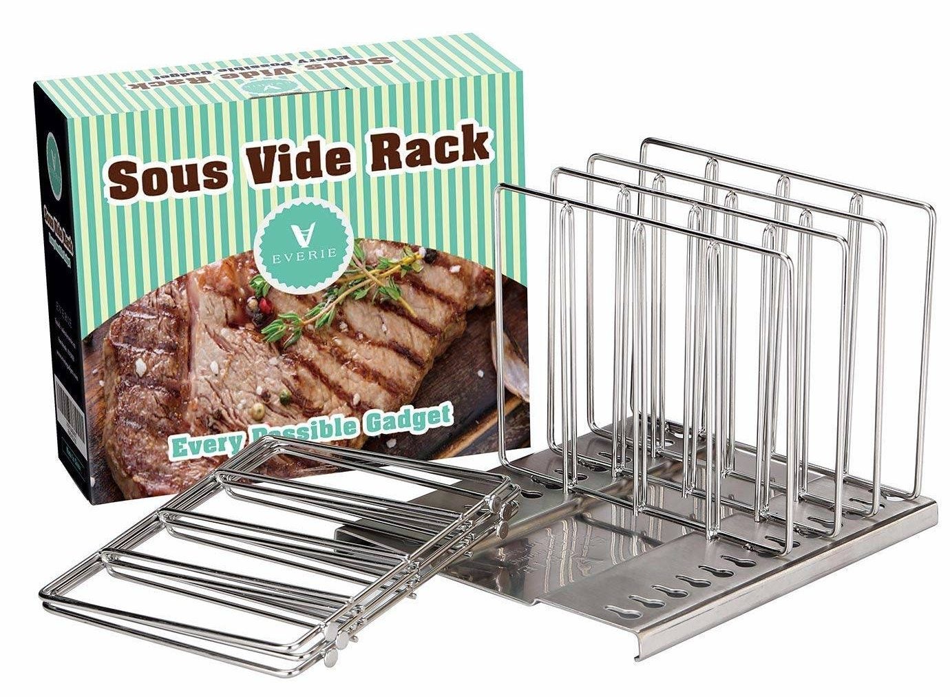 Independence Day Sale: EVERIE Stainless Steel Sous Vide Weights Rack