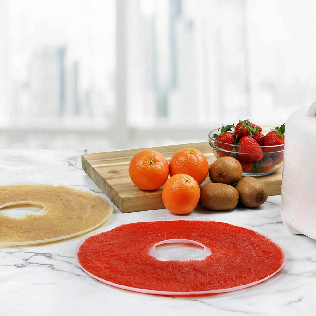 FD-660 DONEMORE7 Fruit Roll-Up Sheet for Dehydrators FD770 Silicone Nonstick Reusable Tray Liners Sheet for Dry Fruit Sheet Snacks Rolls FD770-A