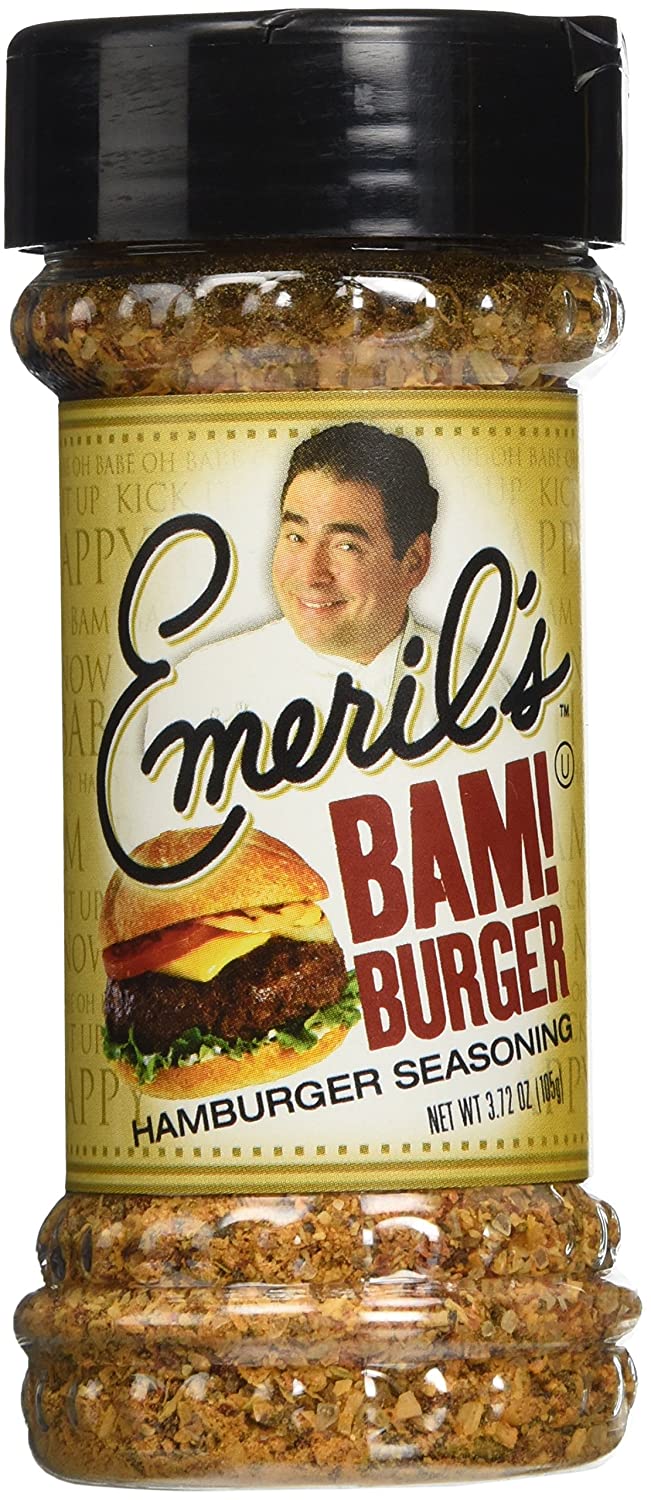 Emeril's Bam! Burger Hamburger Seasoning, 3.72 oz, (Pack of 6
