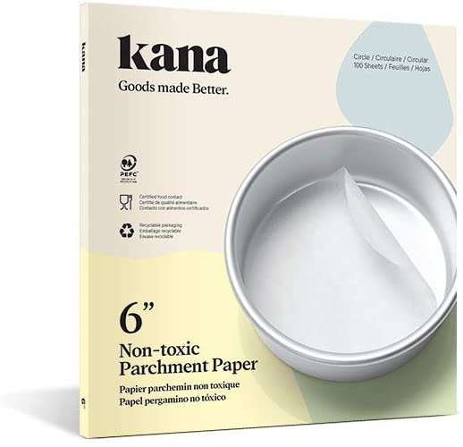 Parchment Paper Sheets by Kana  Pre cut, compostable, and  sustainably-sourced