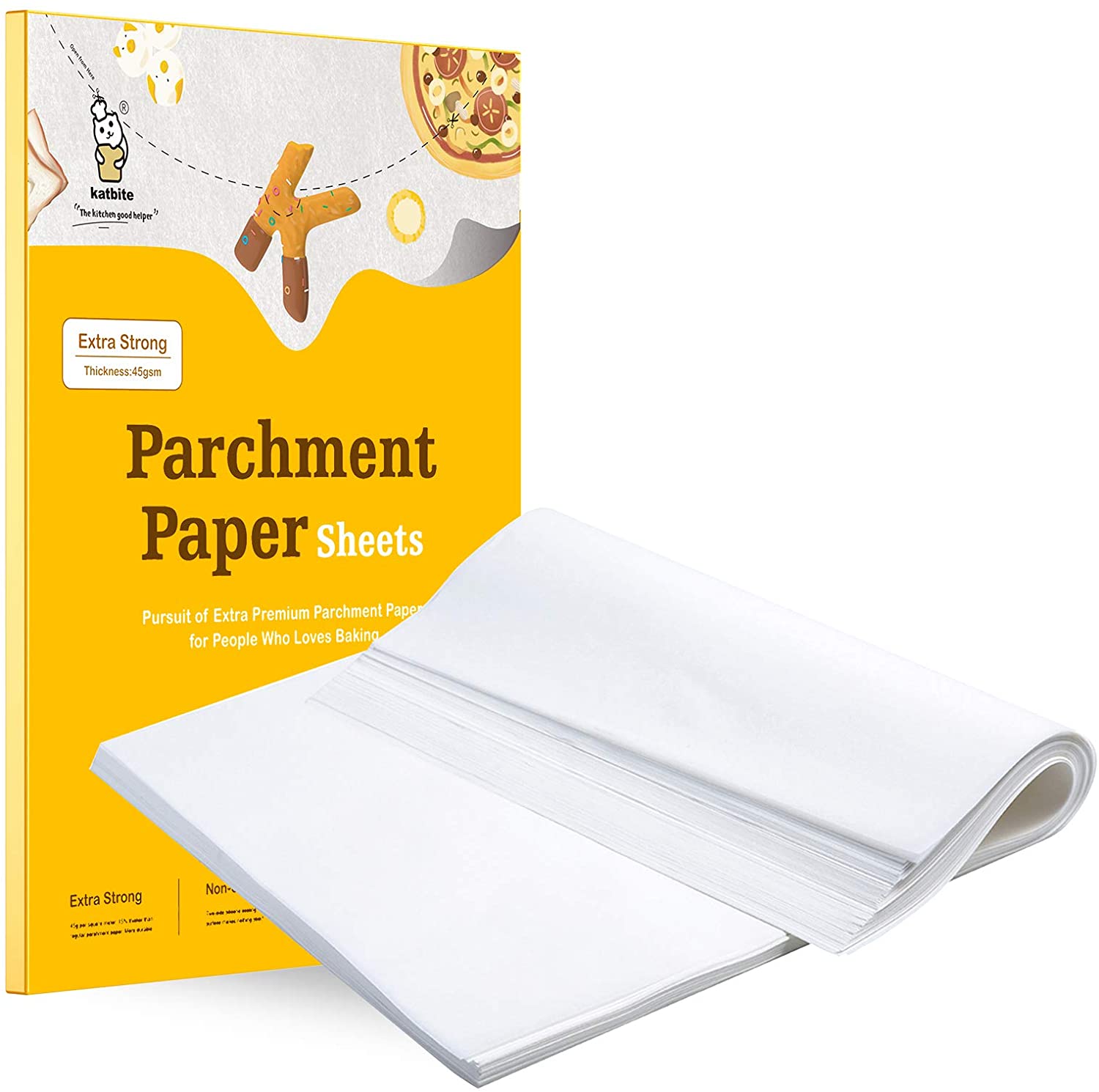 Premium 12x16 Inch Parchment Paper Sheets 50-Pack Precut