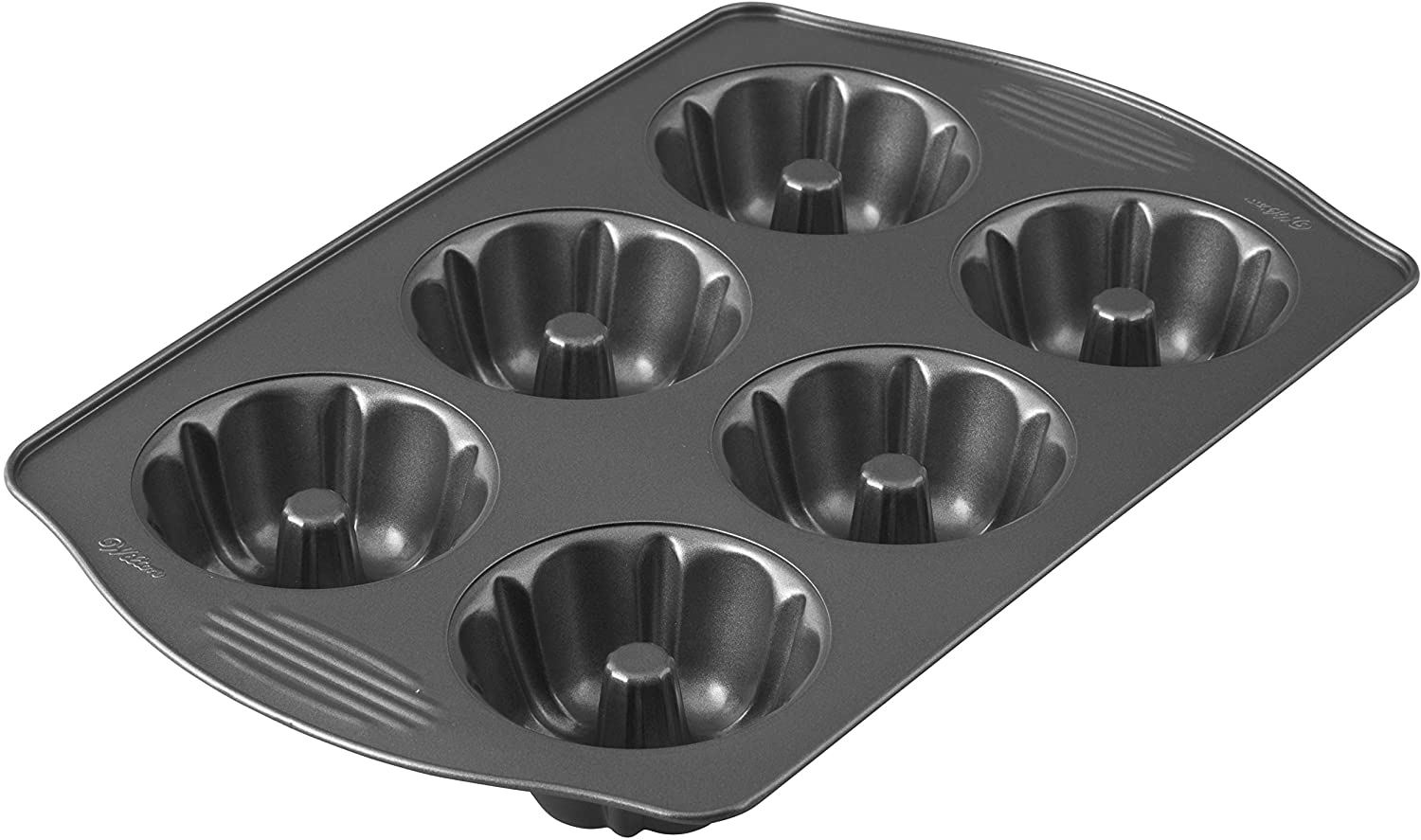 Nordic Ware Commercial Original Bundt Muffin Pan with Premium Non-Stick Coating 6-Cavity