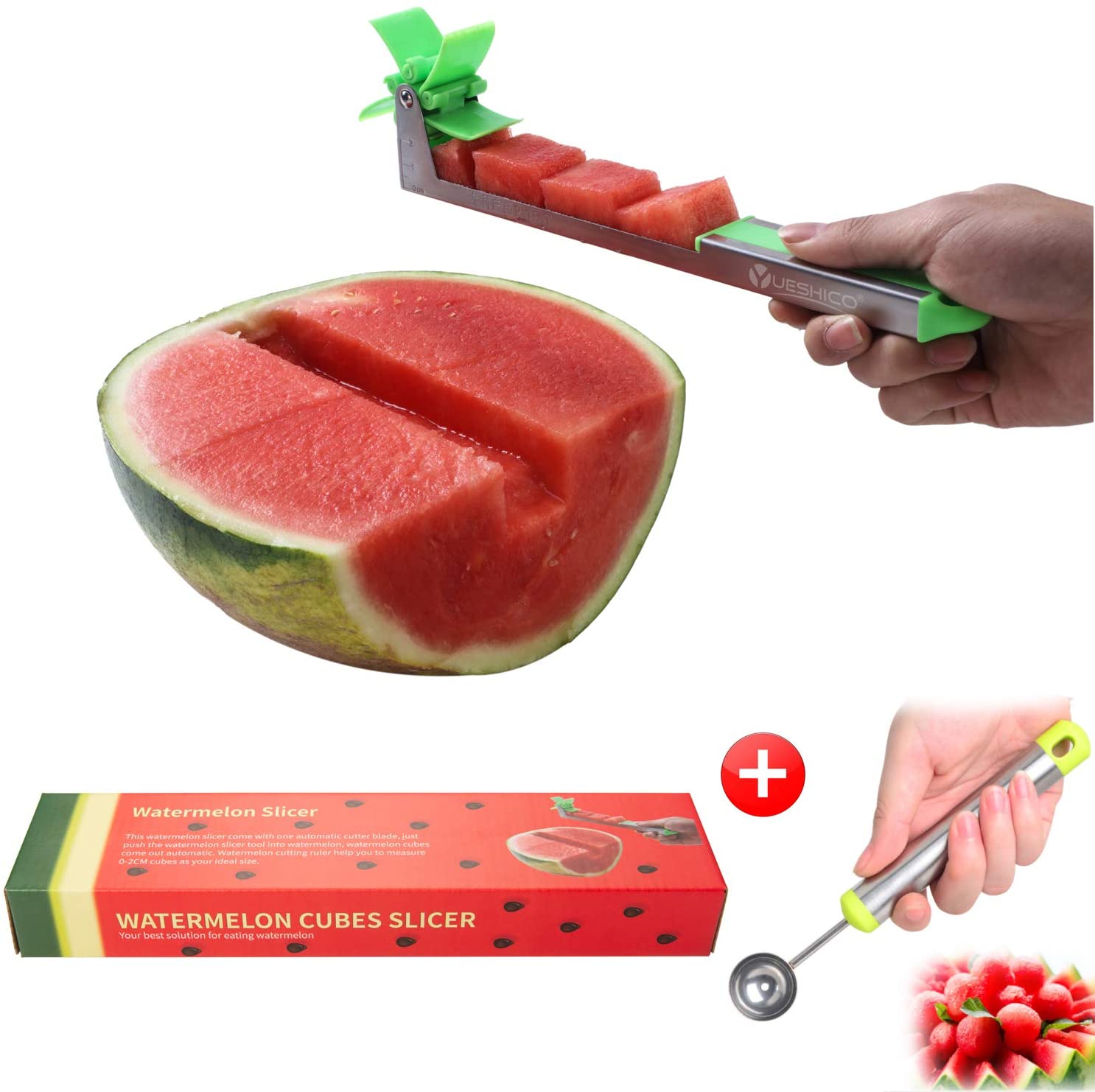  Chuzy Chef Watermelon Slicer Watermelon Cutter Kitchen