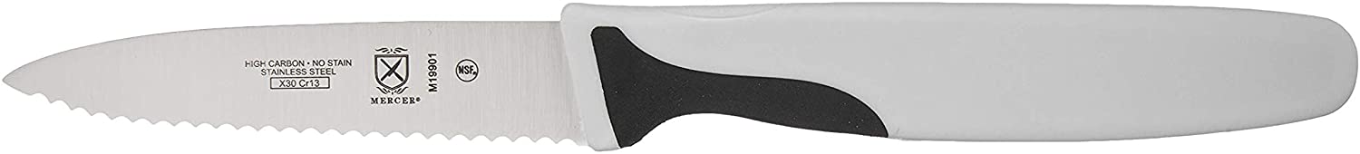 Mercer Culinary M19901P Millennia 3 Slim Serrated Paring Knife