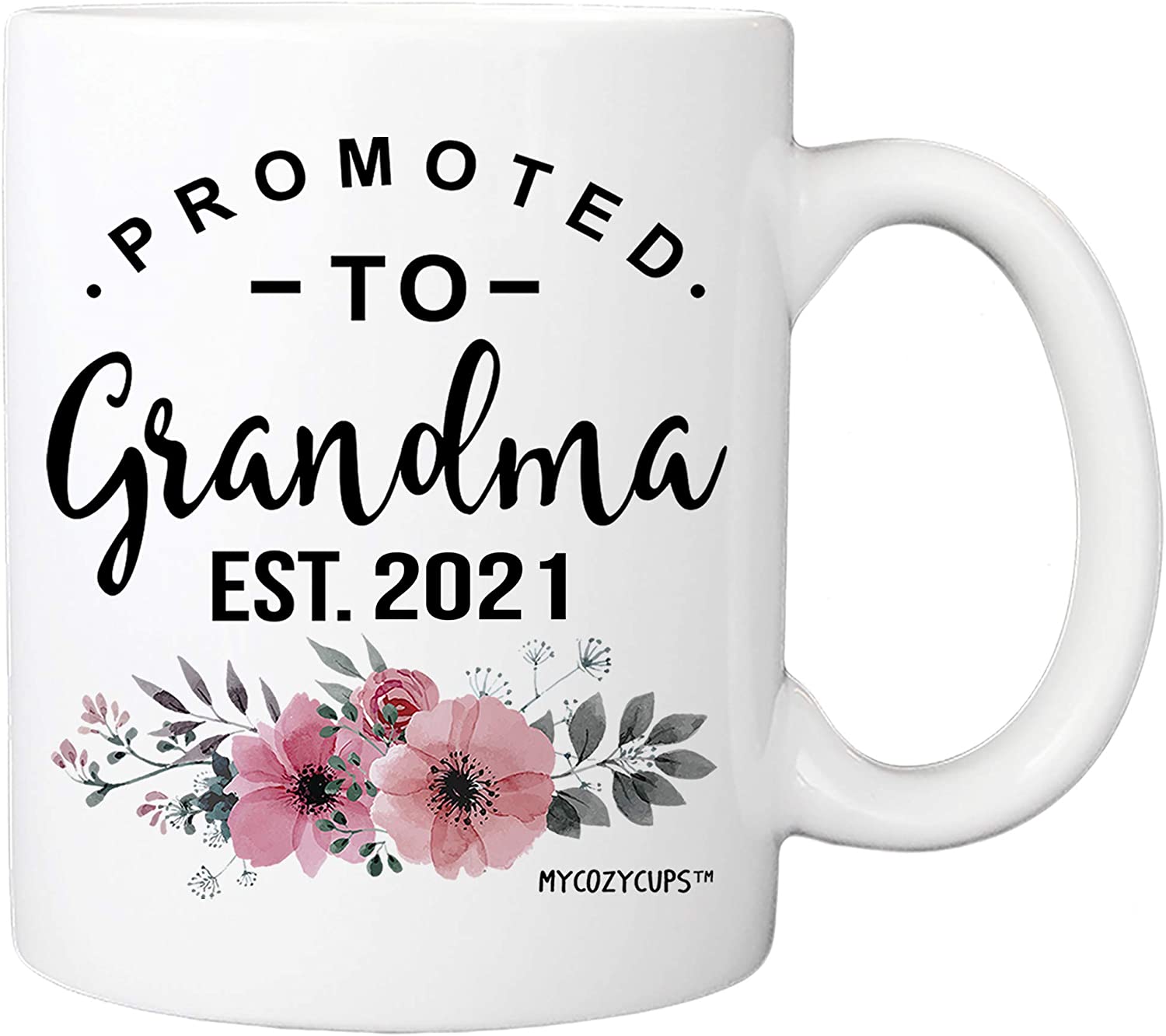 SoHo 12oz Ceramic Coffee Mug Grandma with Warmer - Encased