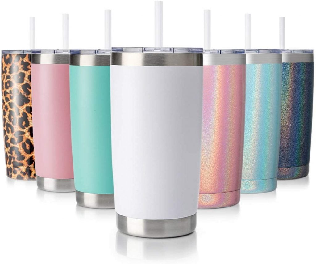 HAUSHOF 20 oz Tumbler Travel Mug Double Wall Vacuum Insulated Coffee  Tumbler Cup