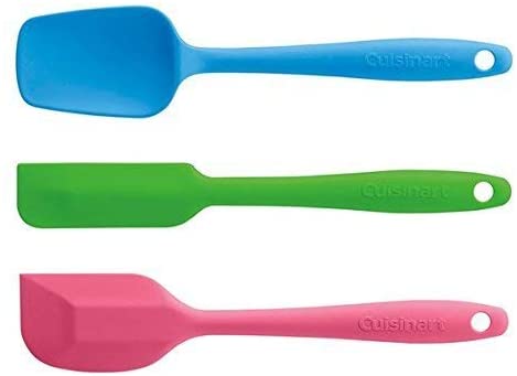 Vovoly 2-pack vovoly silicone jar spatulas, small seamless design rubber  scraper with stainless steel core