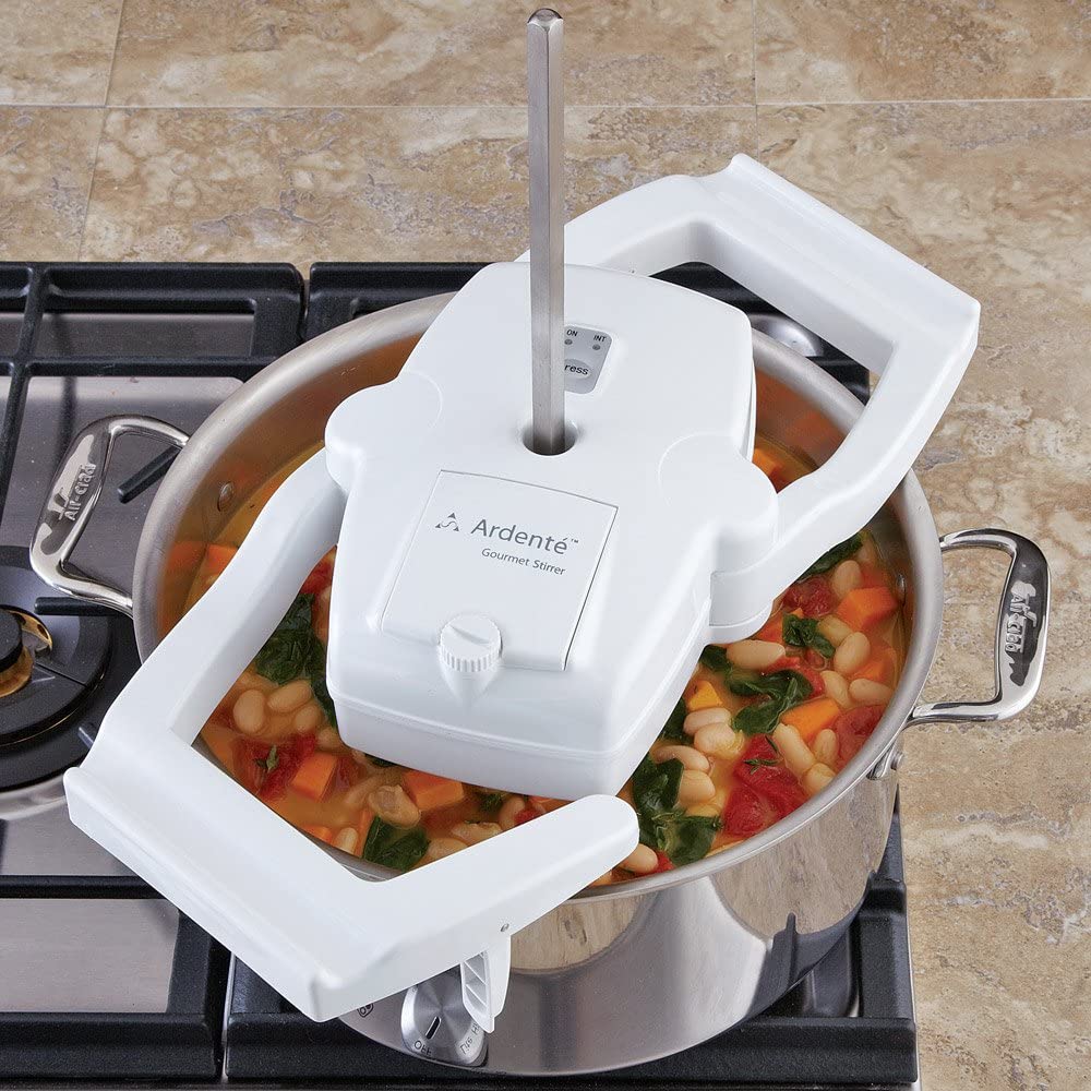 Auto-Stirrer, Auto-Stirrer - This clever and useful device can stir the  contents of a pot while you're occupied with other tasks in the kitchen.  Learn more:, By Lee Valley Tools